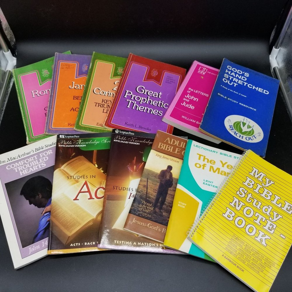 Christian Bible Study Teach Self Devotional Scripture Church Educational Lot 12
